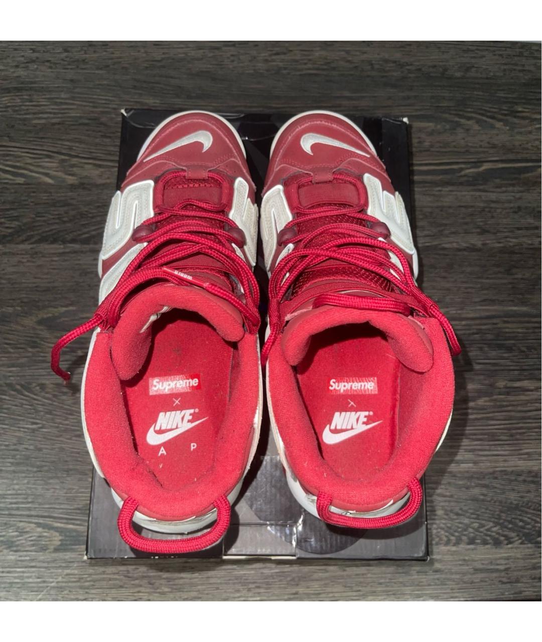 NIKE Красные высокие кроссовки / кеды, фото 5