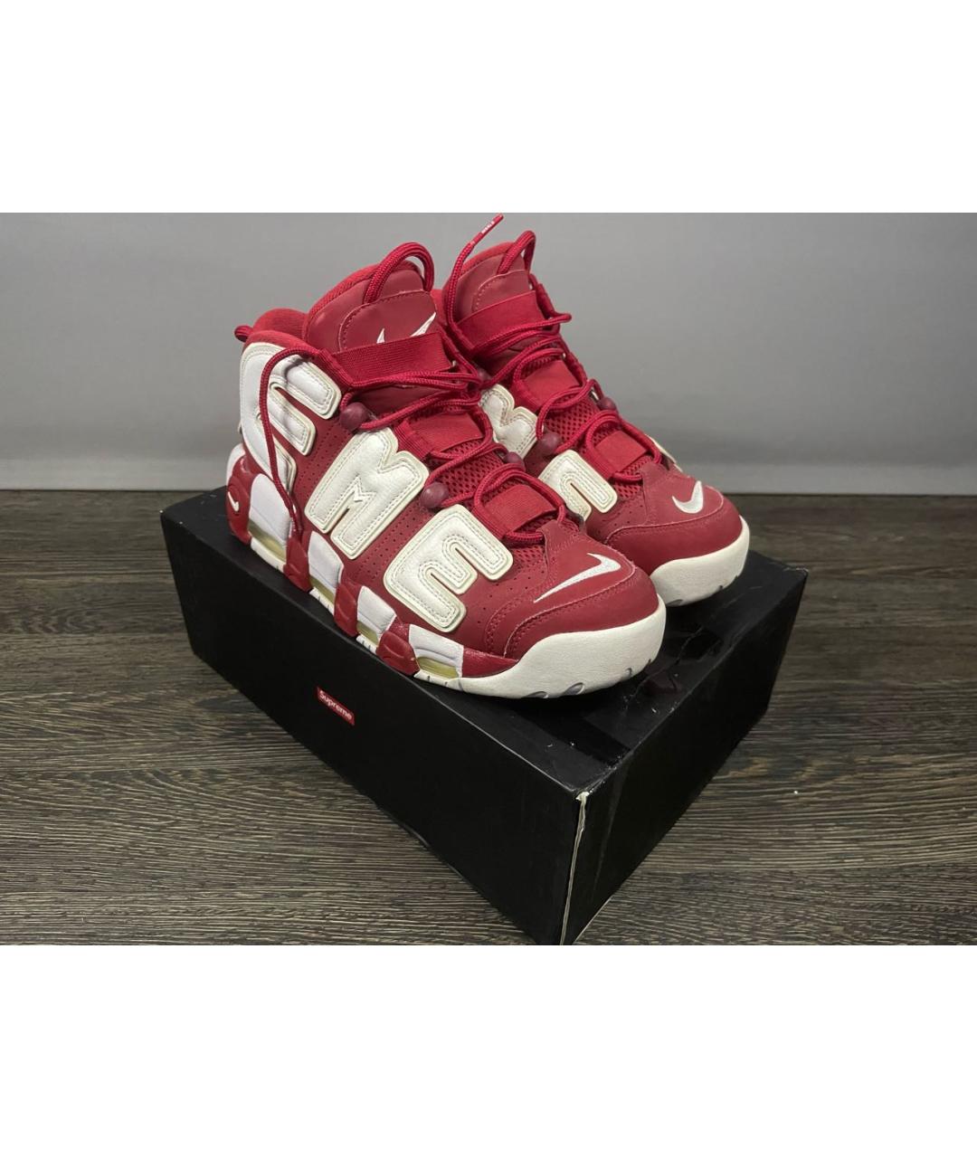 NIKE Красные высокие кроссовки / кеды, фото 2