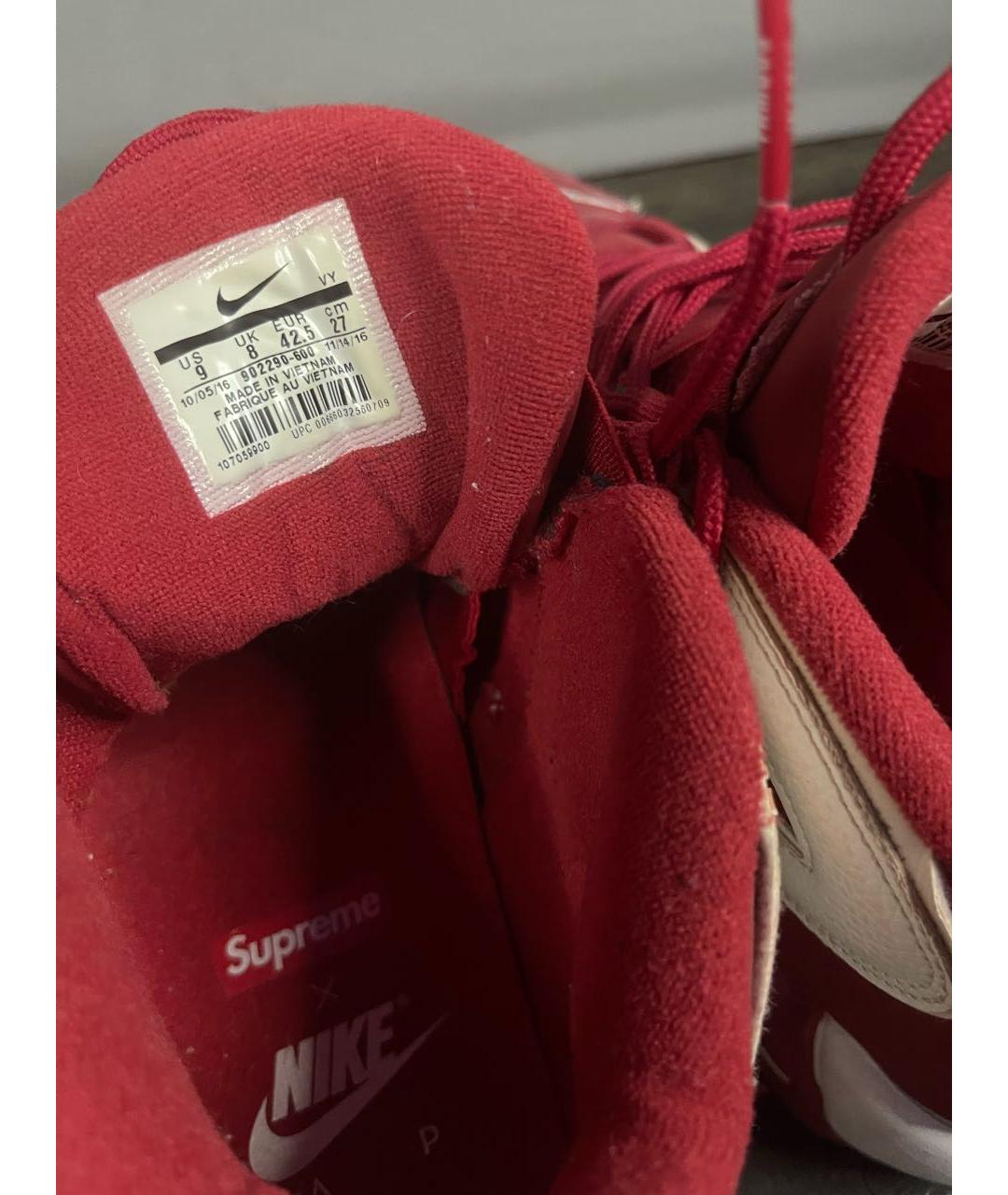 NIKE Красные высокие кроссовки / кеды, фото 7