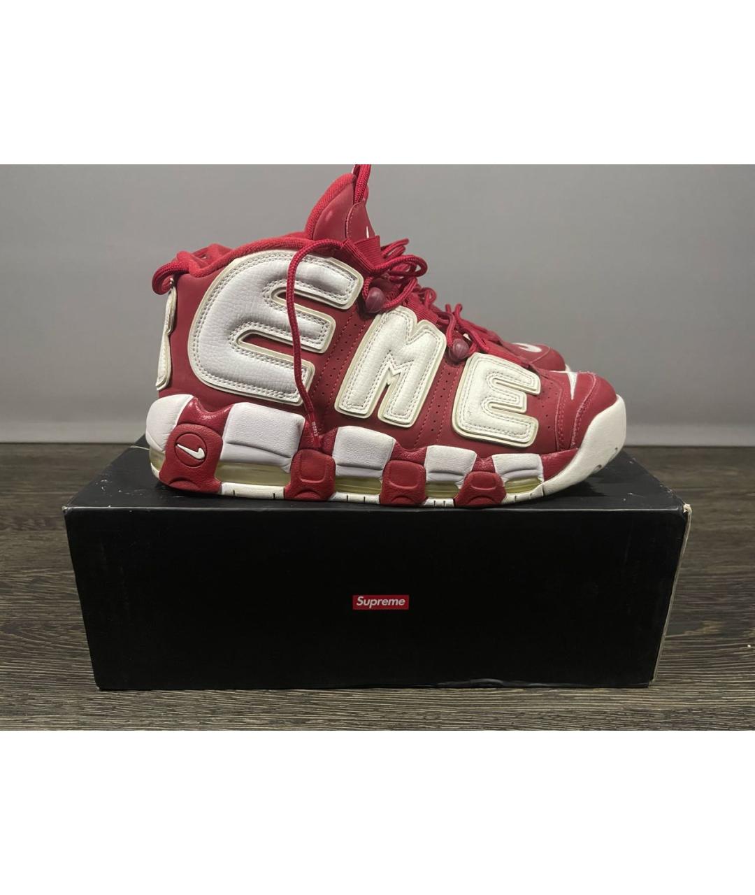 NIKE Красные высокие кроссовки / кеды, фото 8