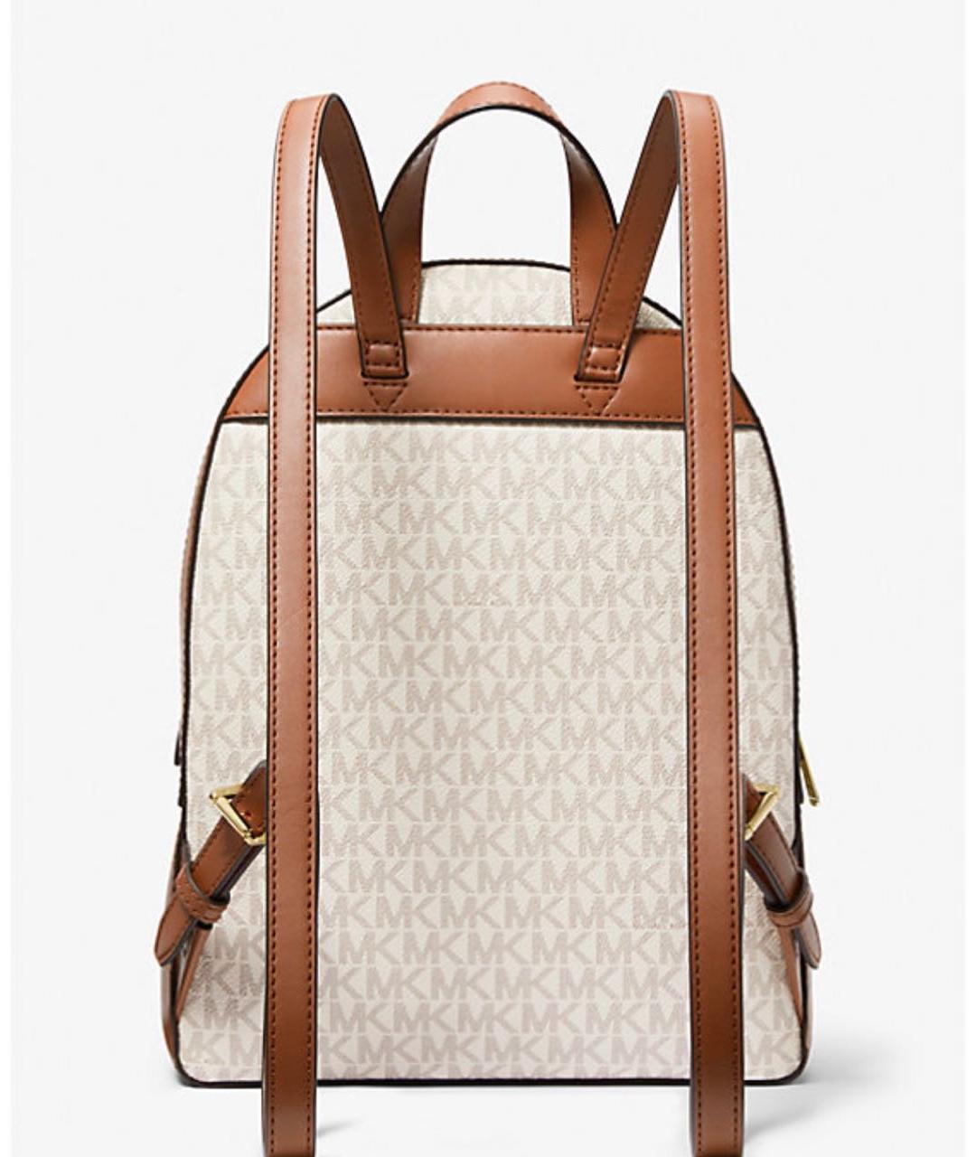 MICHAEL KORS Белый рюкзак из искусственной кожи, фото 3