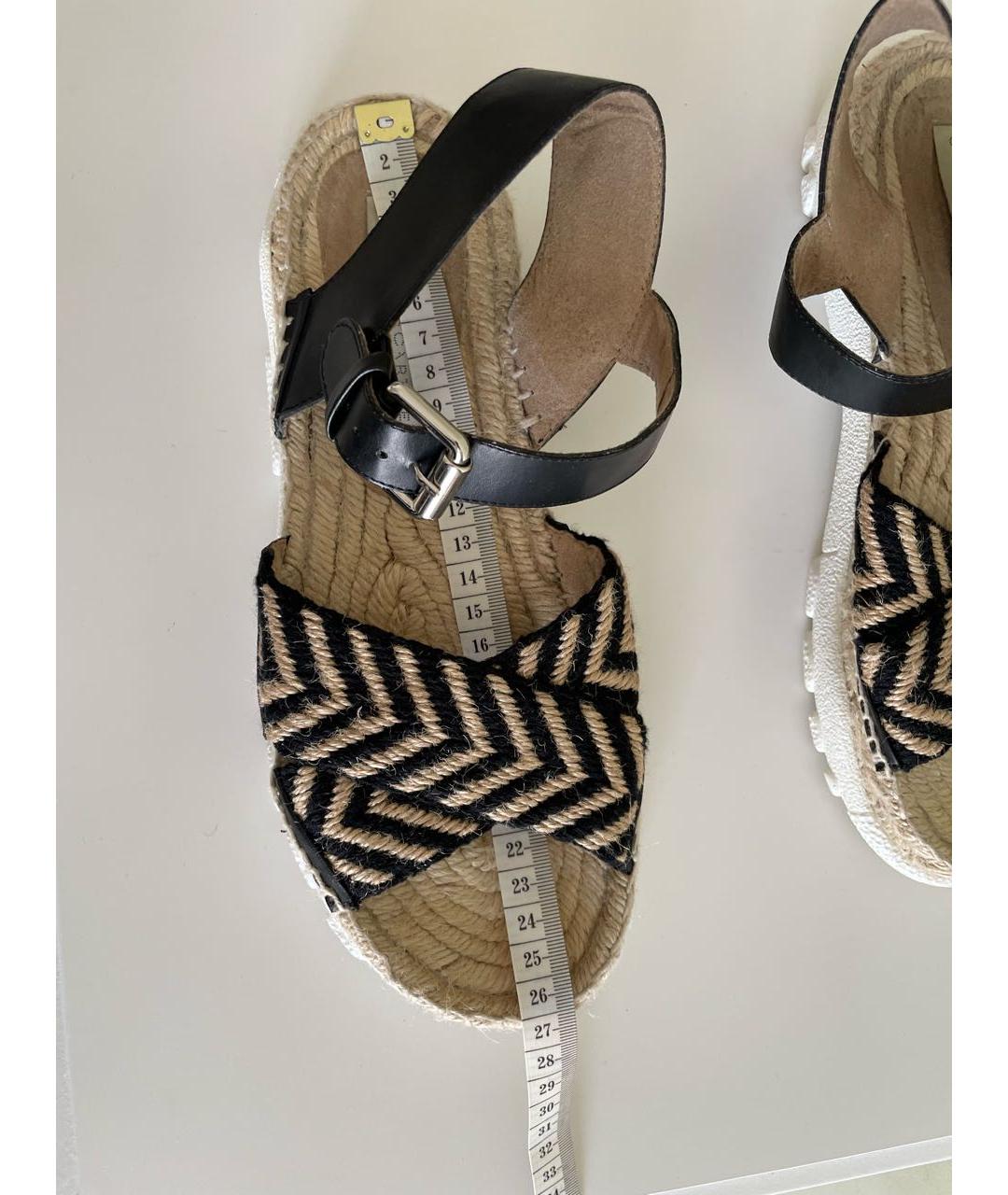 STELLA MCCARTNEY Мульти текстильные босоножки, фото 6