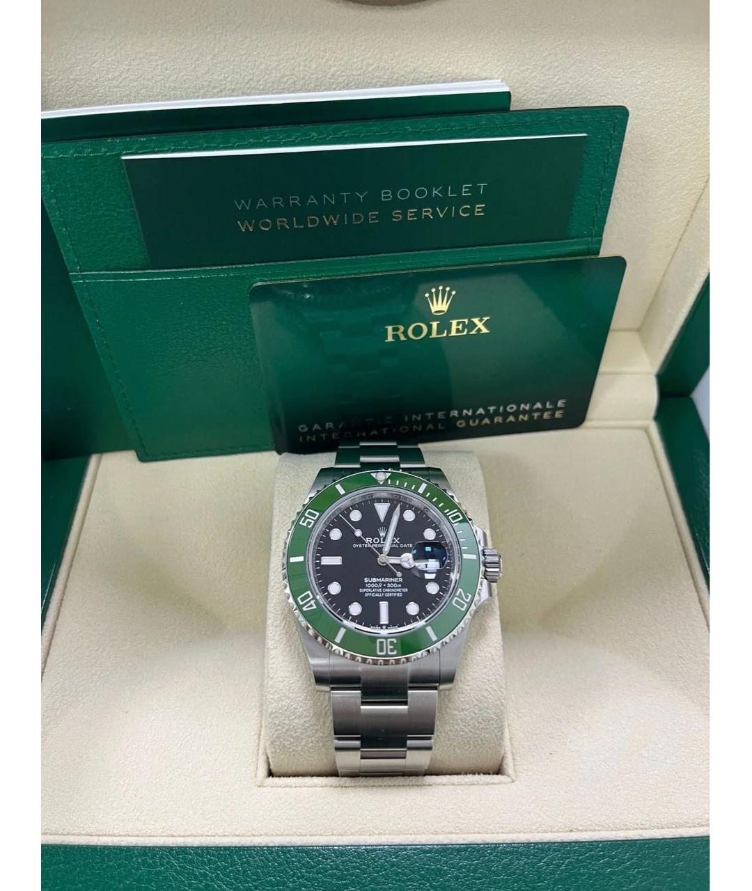 ROLEX Черные часы, фото 2