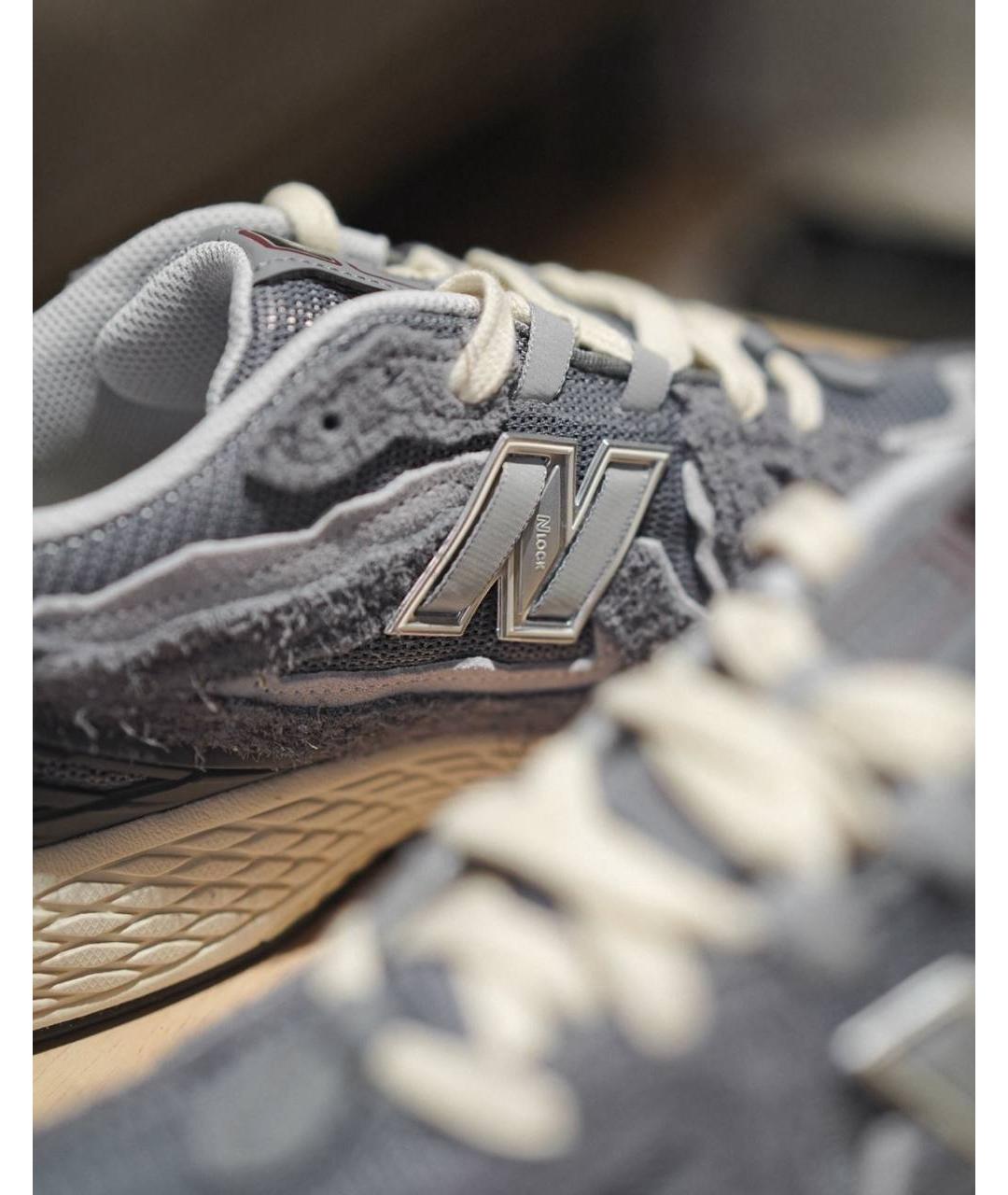 NEW BALANCE Антрацитовые низкие кроссовки / кеды, фото 3