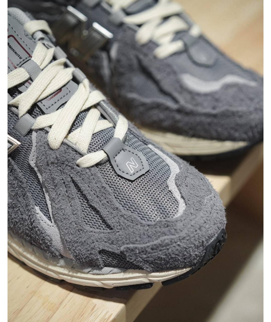 NEW BALANCE Антрацитовые низкие кроссовки / кеды, фото 4