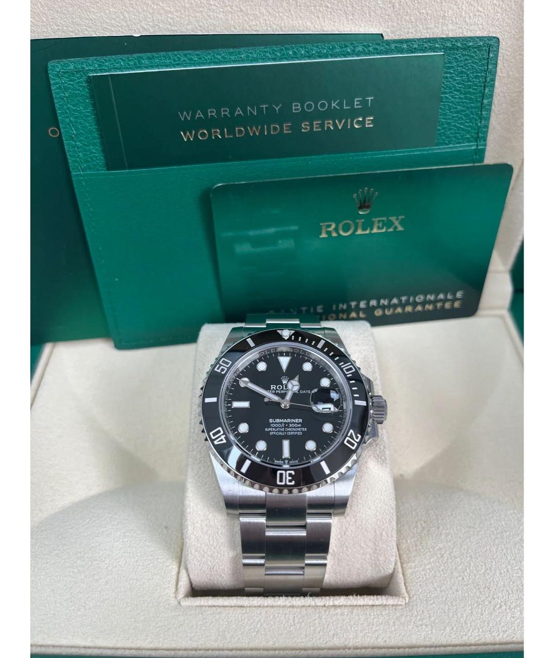 ROLEX Черные часы, фото 2