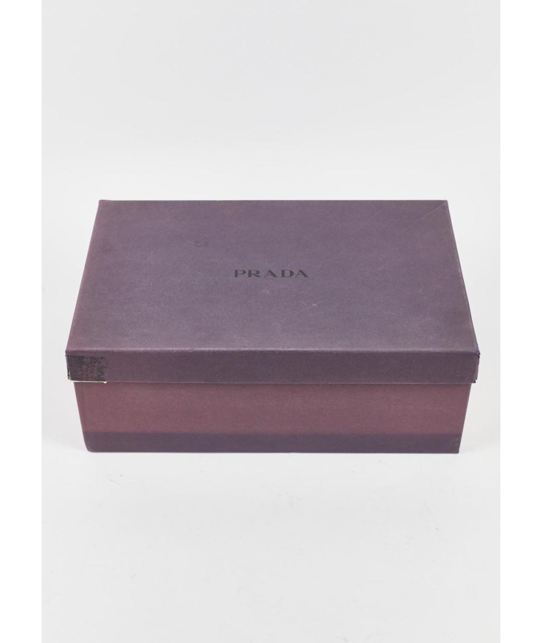 PRADA Оранжевое босоножки из лакированной кожи, фото 6