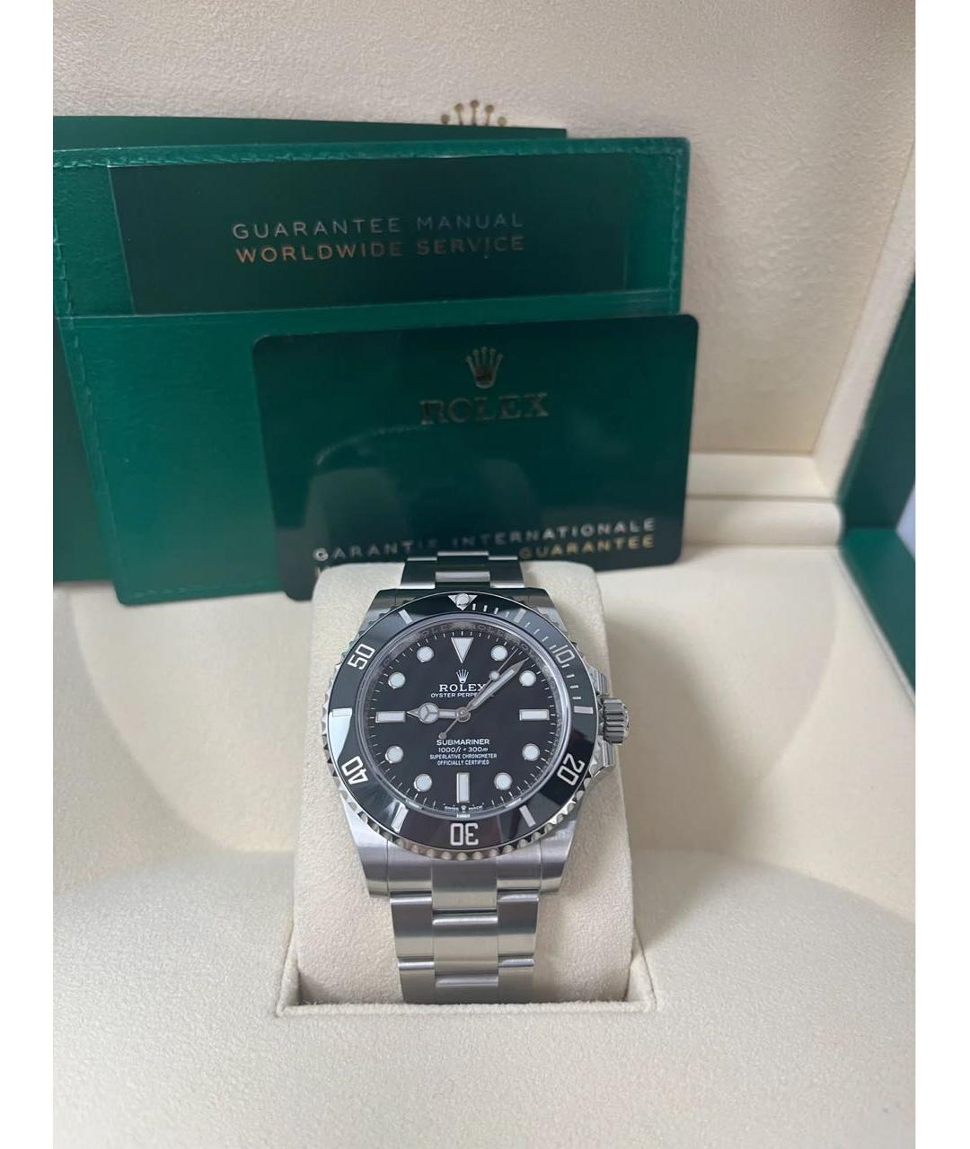 ROLEX Черные часы, фото 2