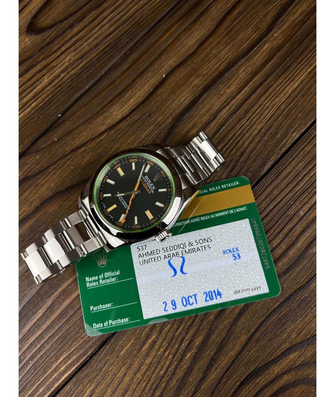 ROLEX Черные часы, фото 2