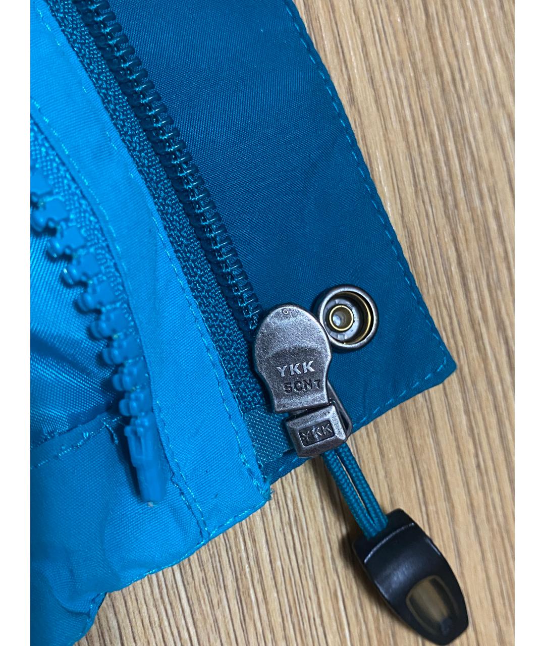 ADIDAS Бирюзовая полиэстеровая куртка, фото 6