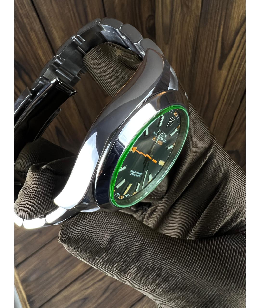 ROLEX Черные часы, фото 5