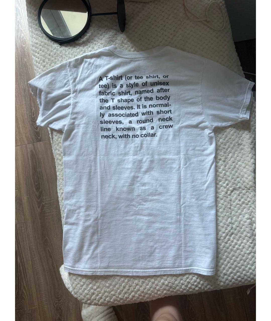 VETEMENTS Белая хлопковая футболка, фото 3