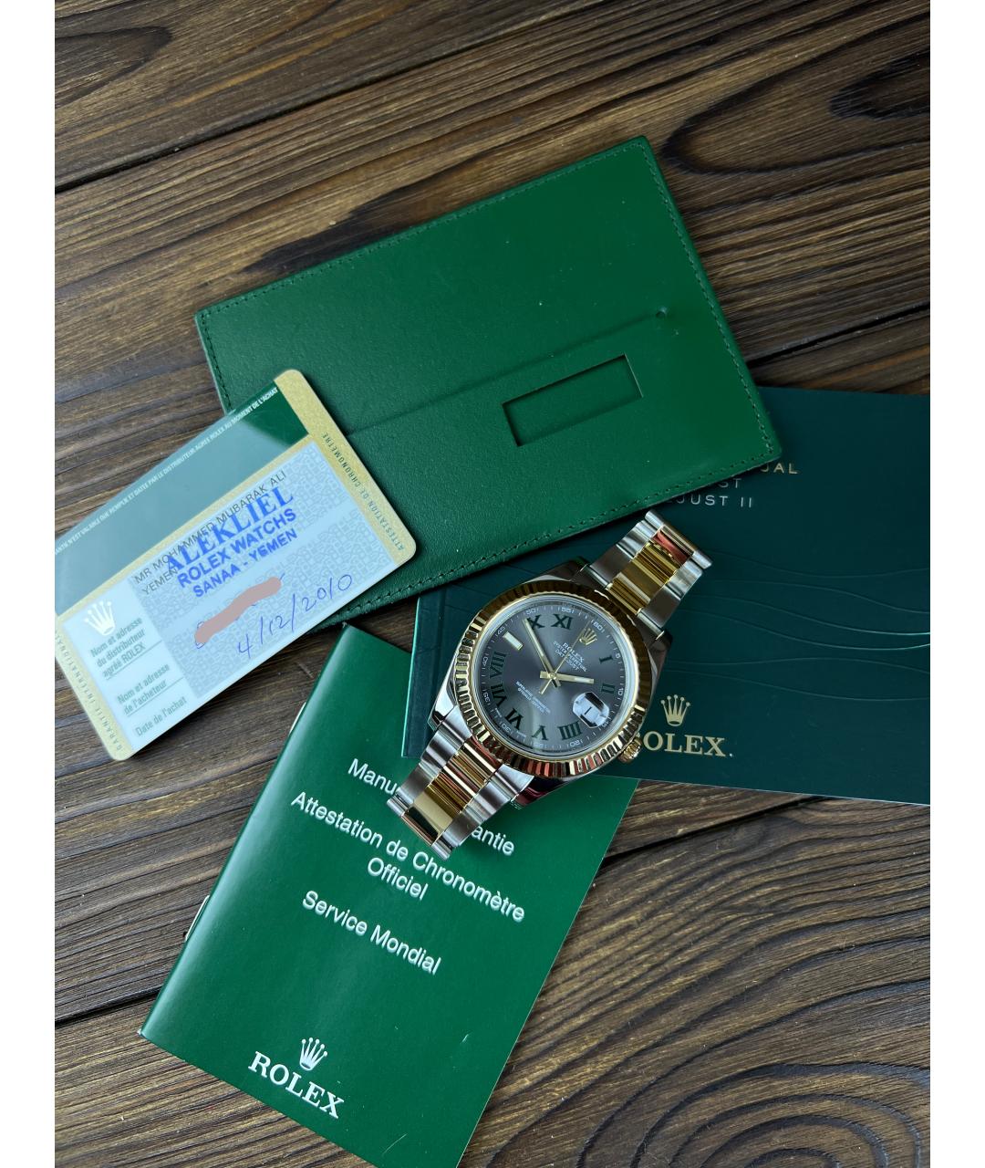ROLEX Часы из желтого золота, фото 2