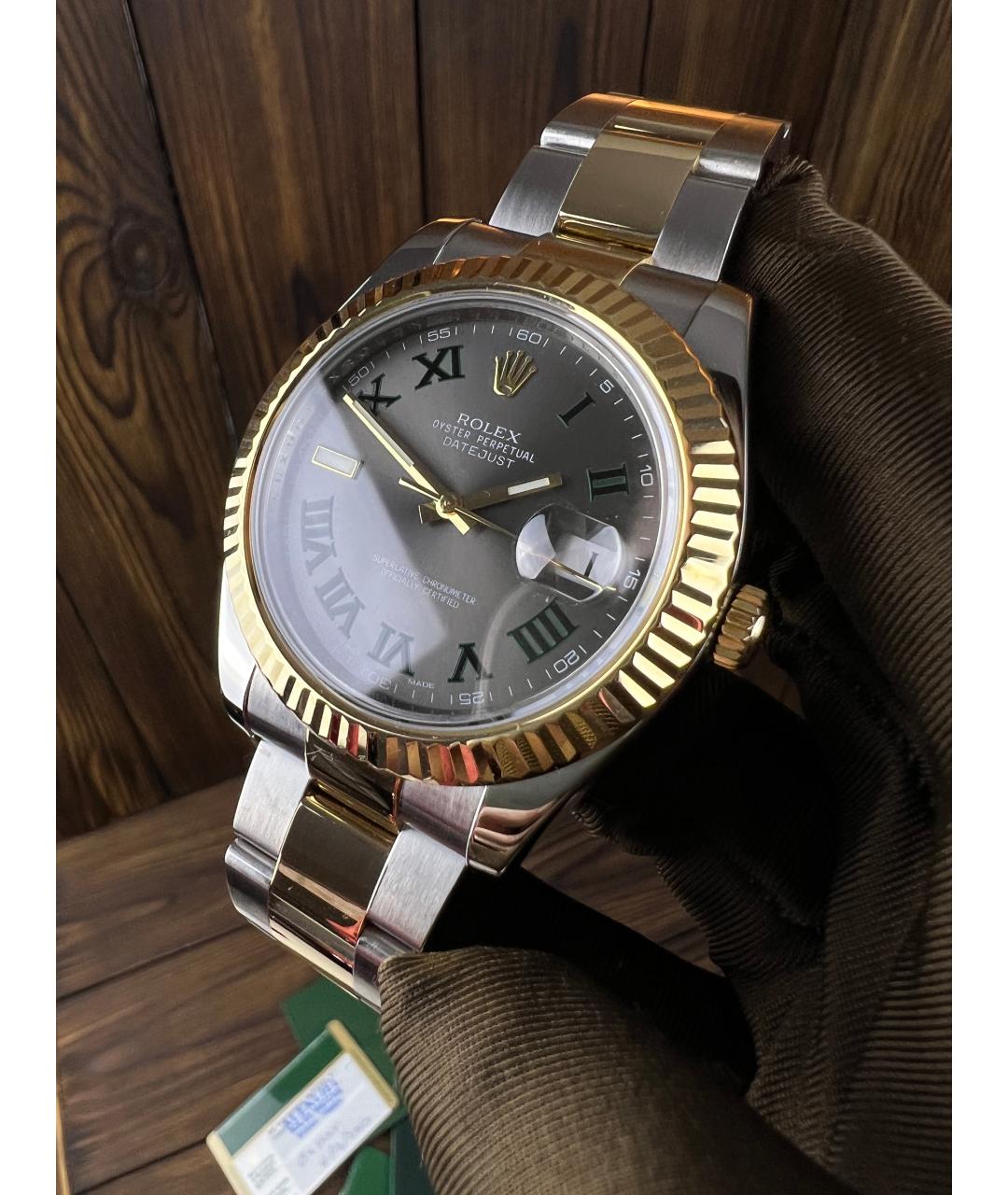 ROLEX Часы из желтого золота, фото 3