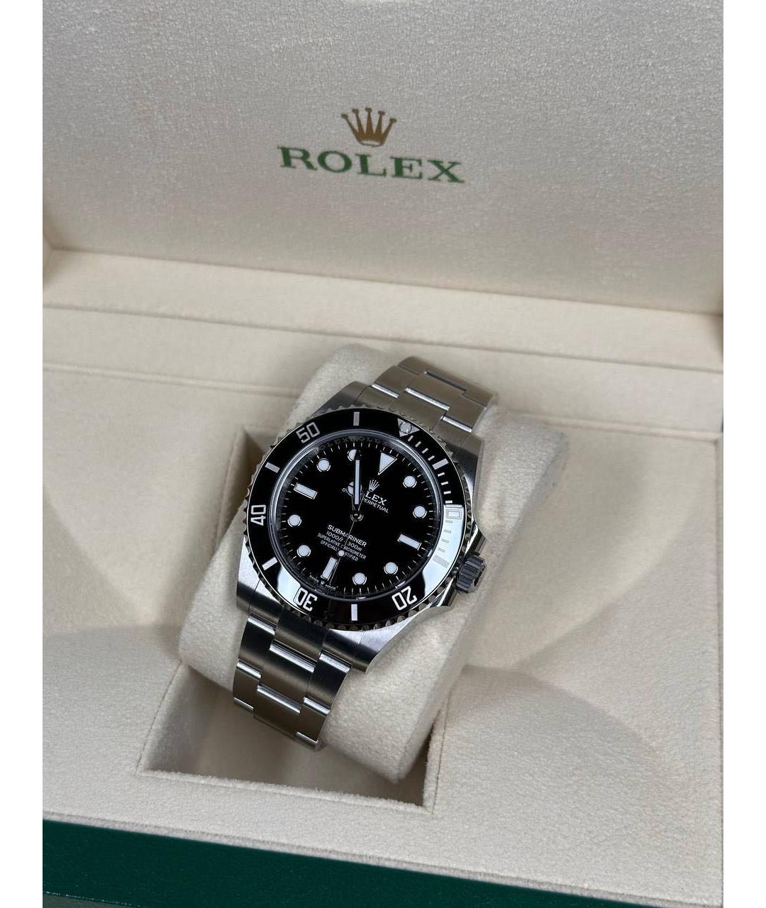 ROLEX Черные часы, фото 2