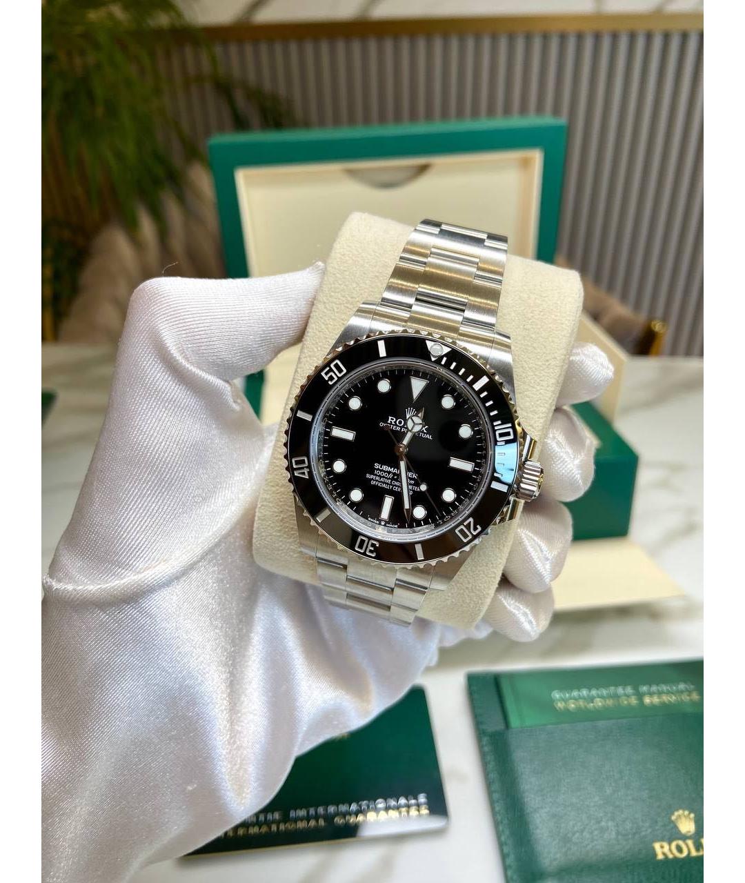 ROLEX Черные часы, фото 5