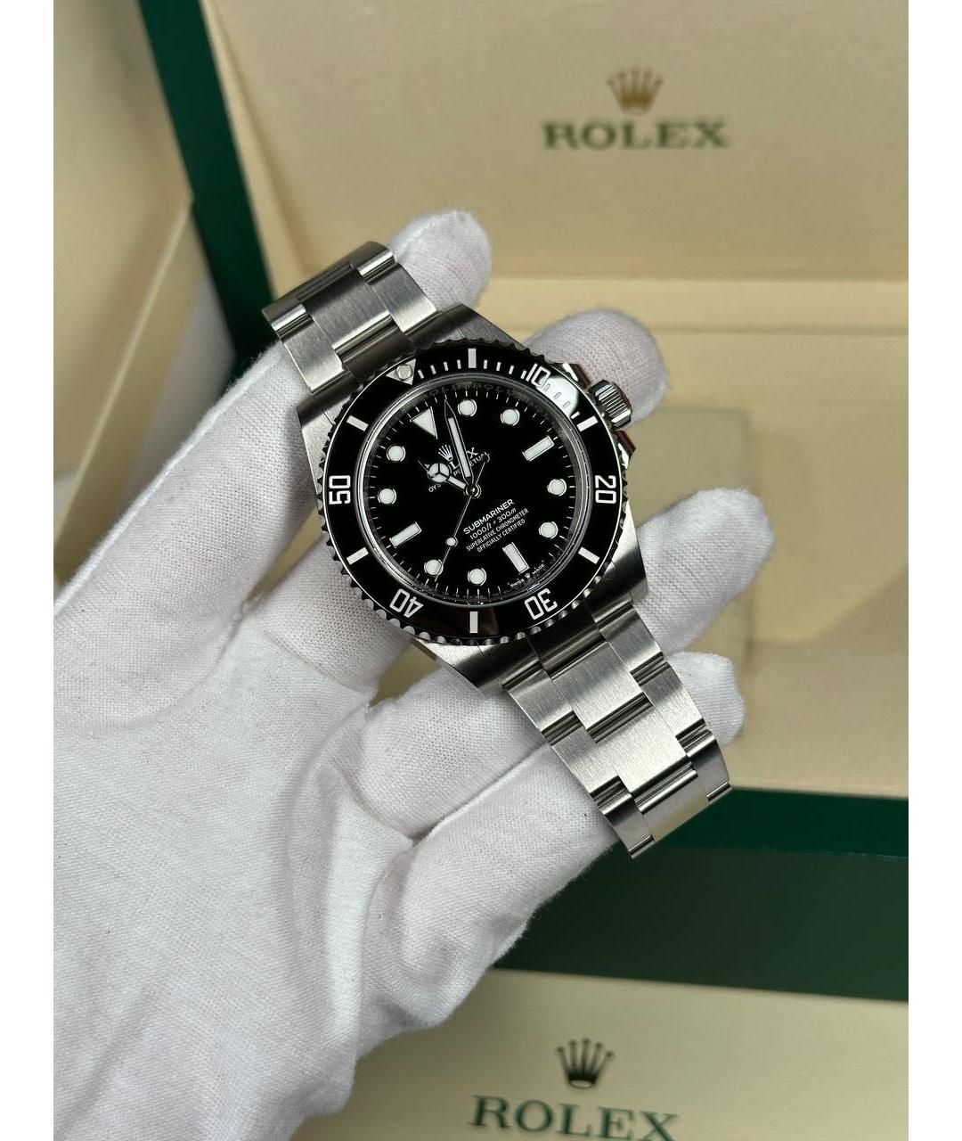 ROLEX Черные часы, фото 3