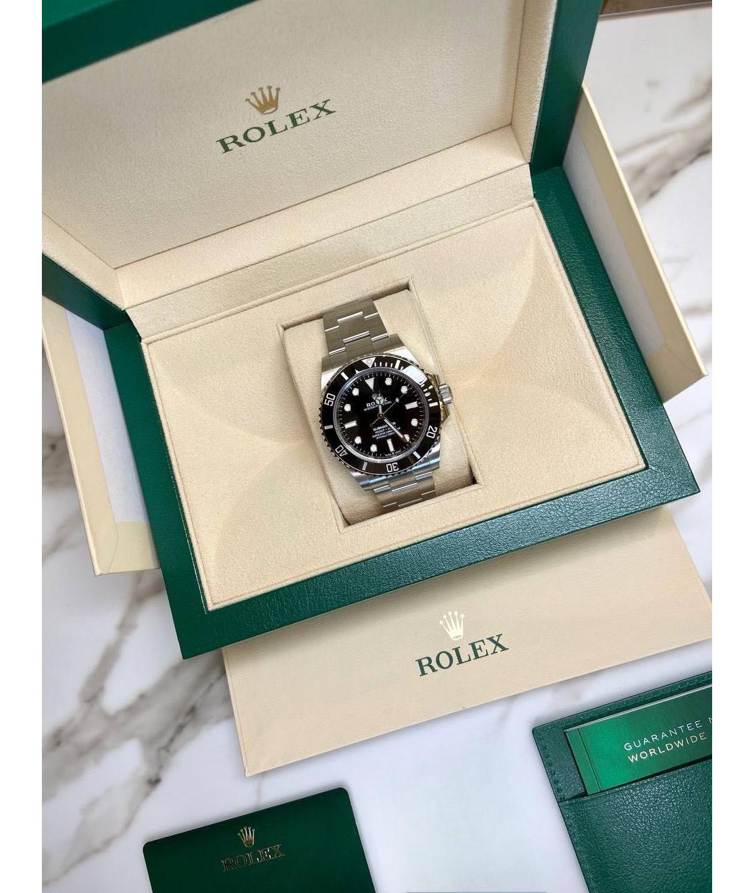 ROLEX Черные часы, фото 4