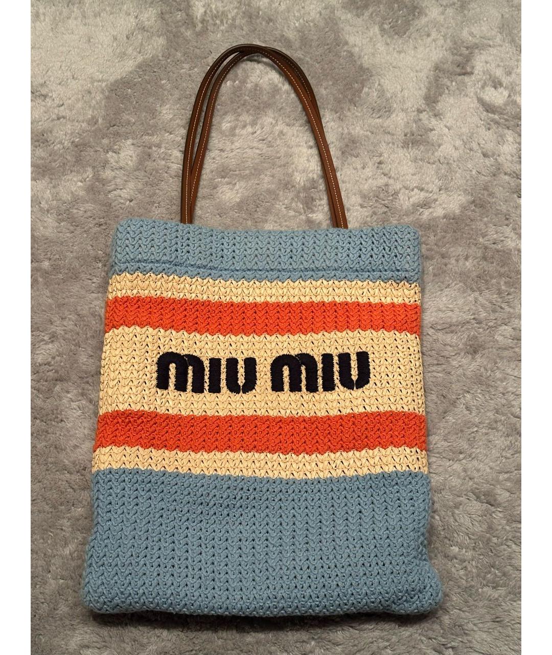 MIU MIU Мульти тканевая поясная сумка, фото 8