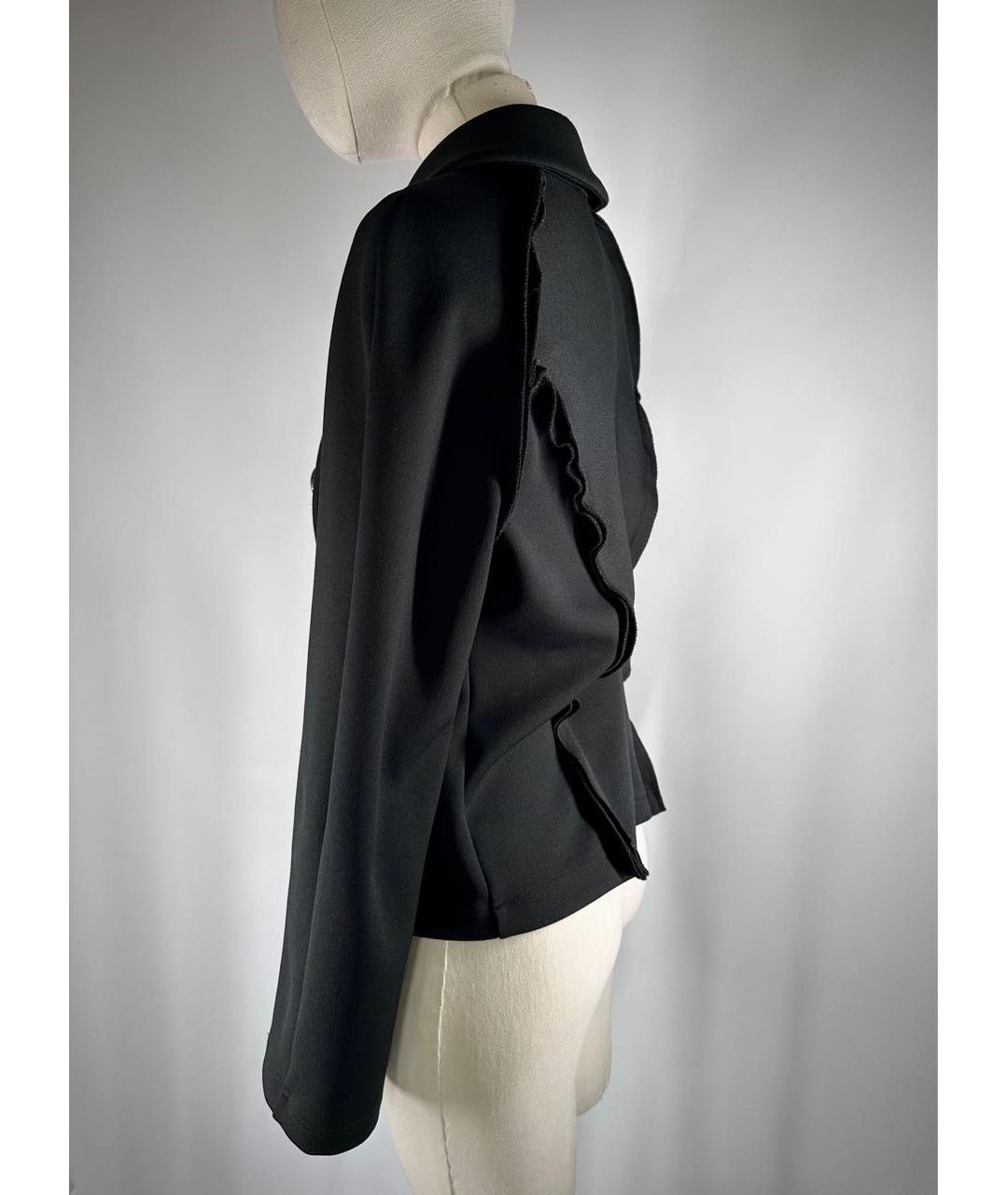 COMME DES GARÇONS Черный полиэстеровый жакет/пиджак, фото 2