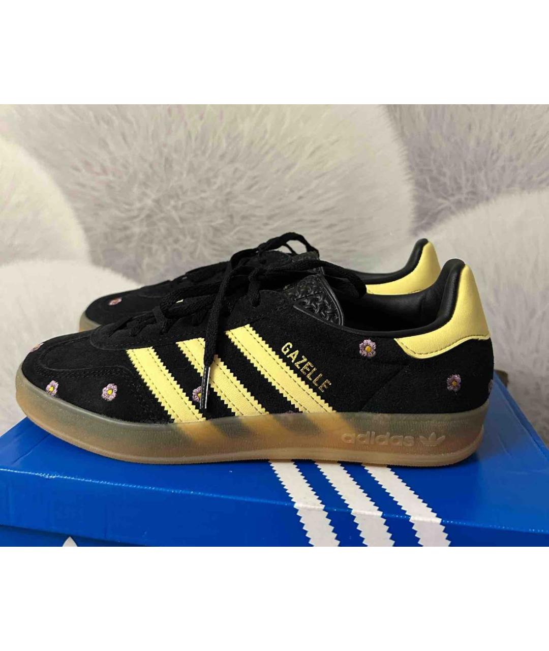 ADIDAS Черные замшевые кроссовки, фото 7