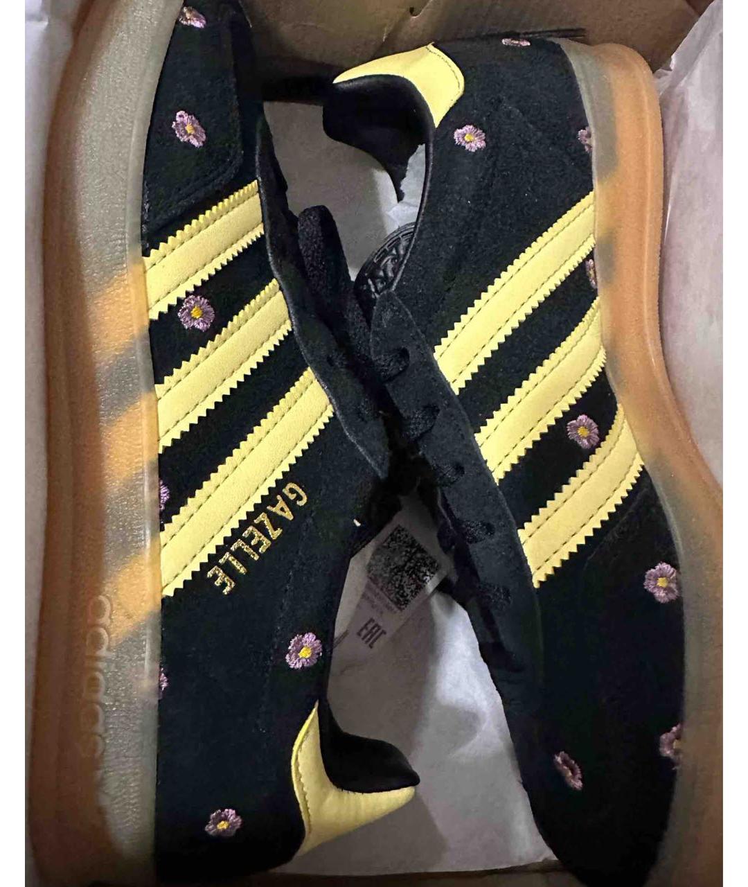 ADIDAS Черные замшевые кроссовки, фото 6