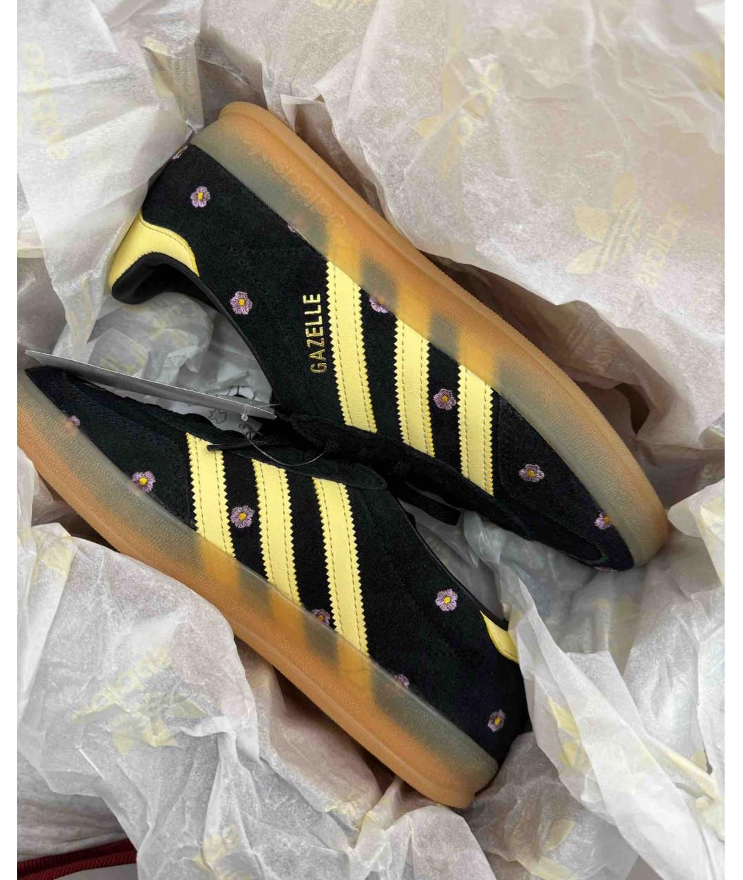 ADIDAS Черные замшевые кроссовки, фото 5