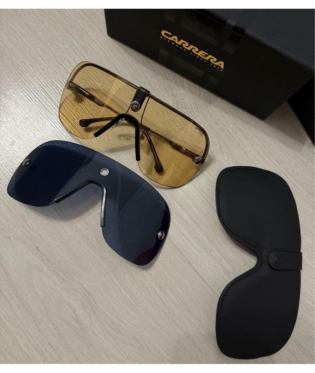 CARRERA Y CARRERA Черные солнцезащитные очки, фото 4