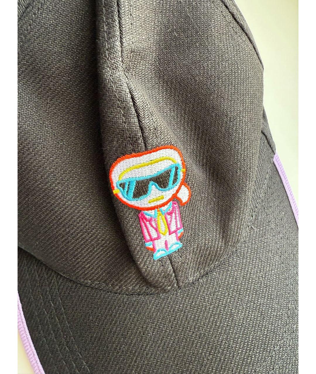 KARL LAGERFELD Черная кепка, фото 3