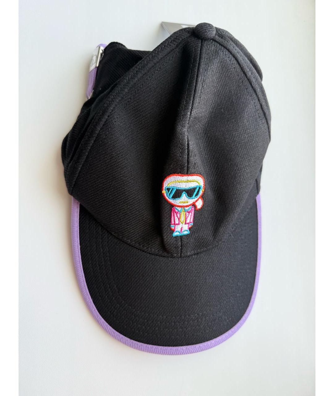KARL LAGERFELD Черная кепка, фото 6