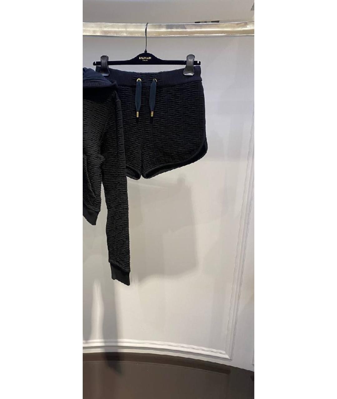 BALMAIN Черные шорты, фото 2