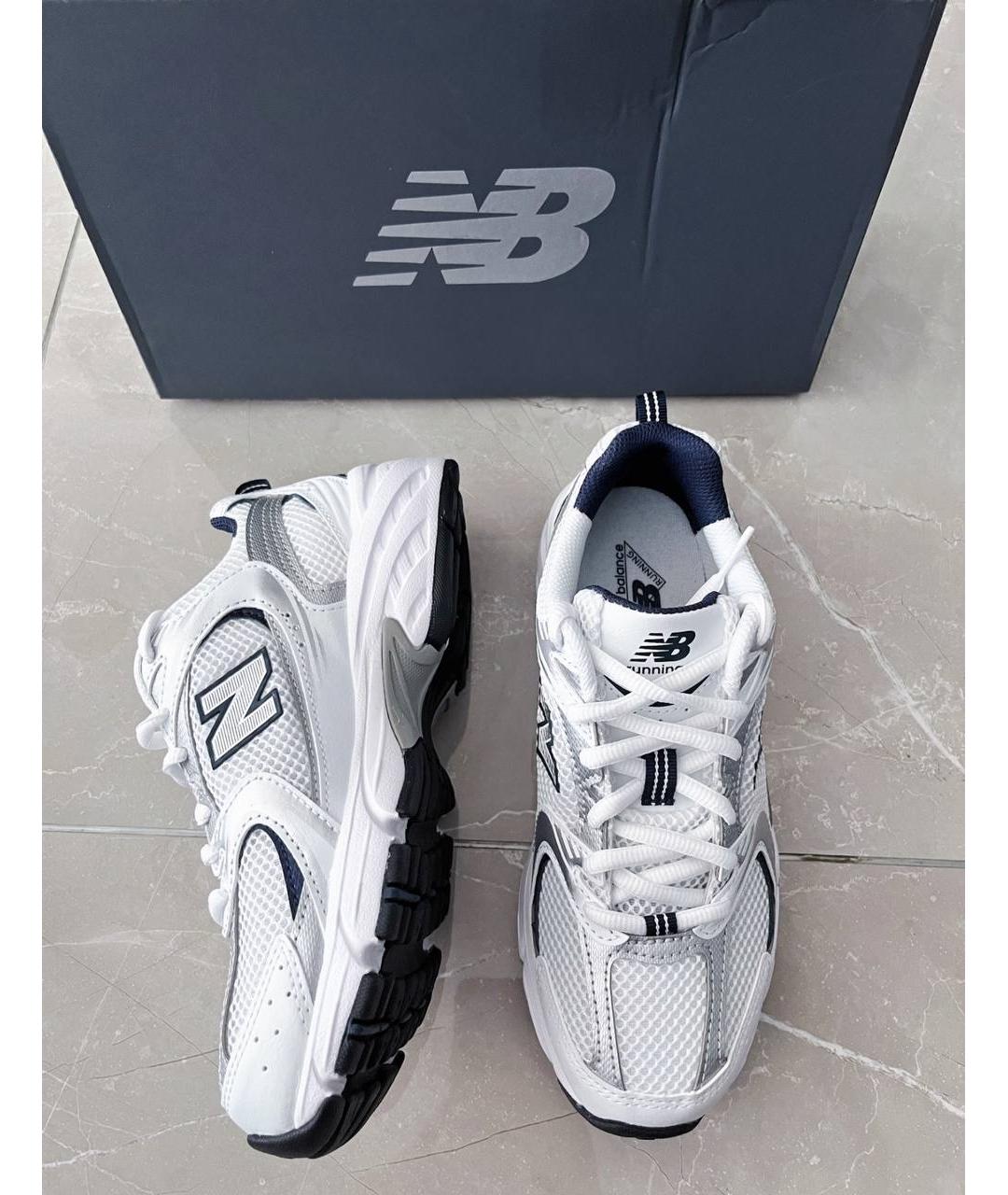NEW BALANCE Белые низкие кроссовки / кеды, фото 5
