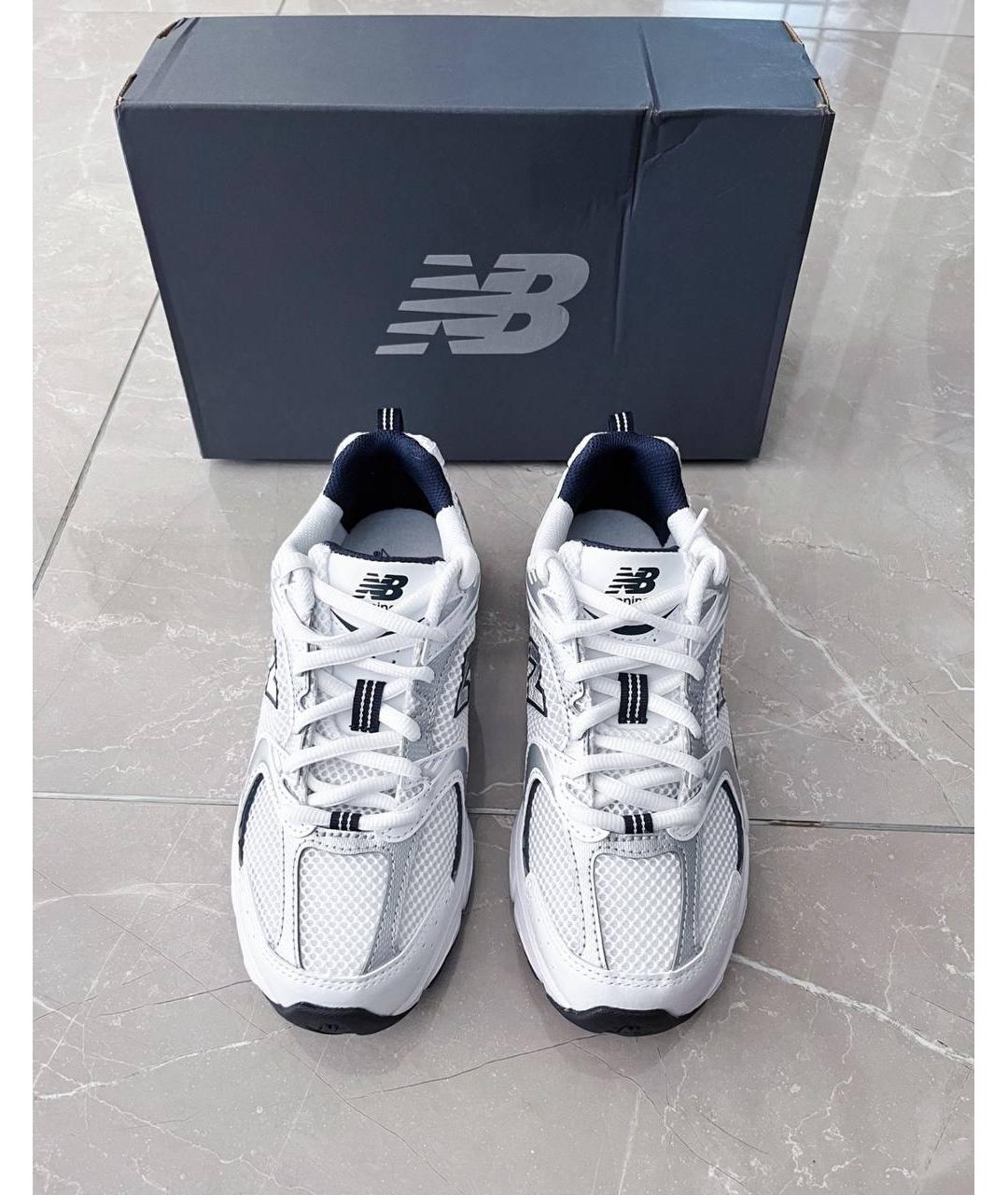 NEW BALANCE Белые низкие кроссовки / кеды, фото 3