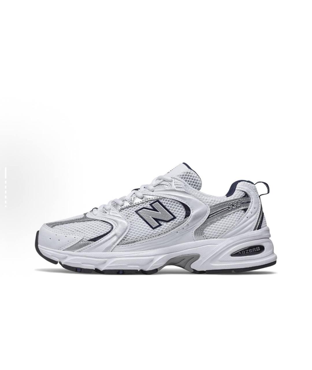 NEW BALANCE Белые низкие кроссовки / кеды, фото 7