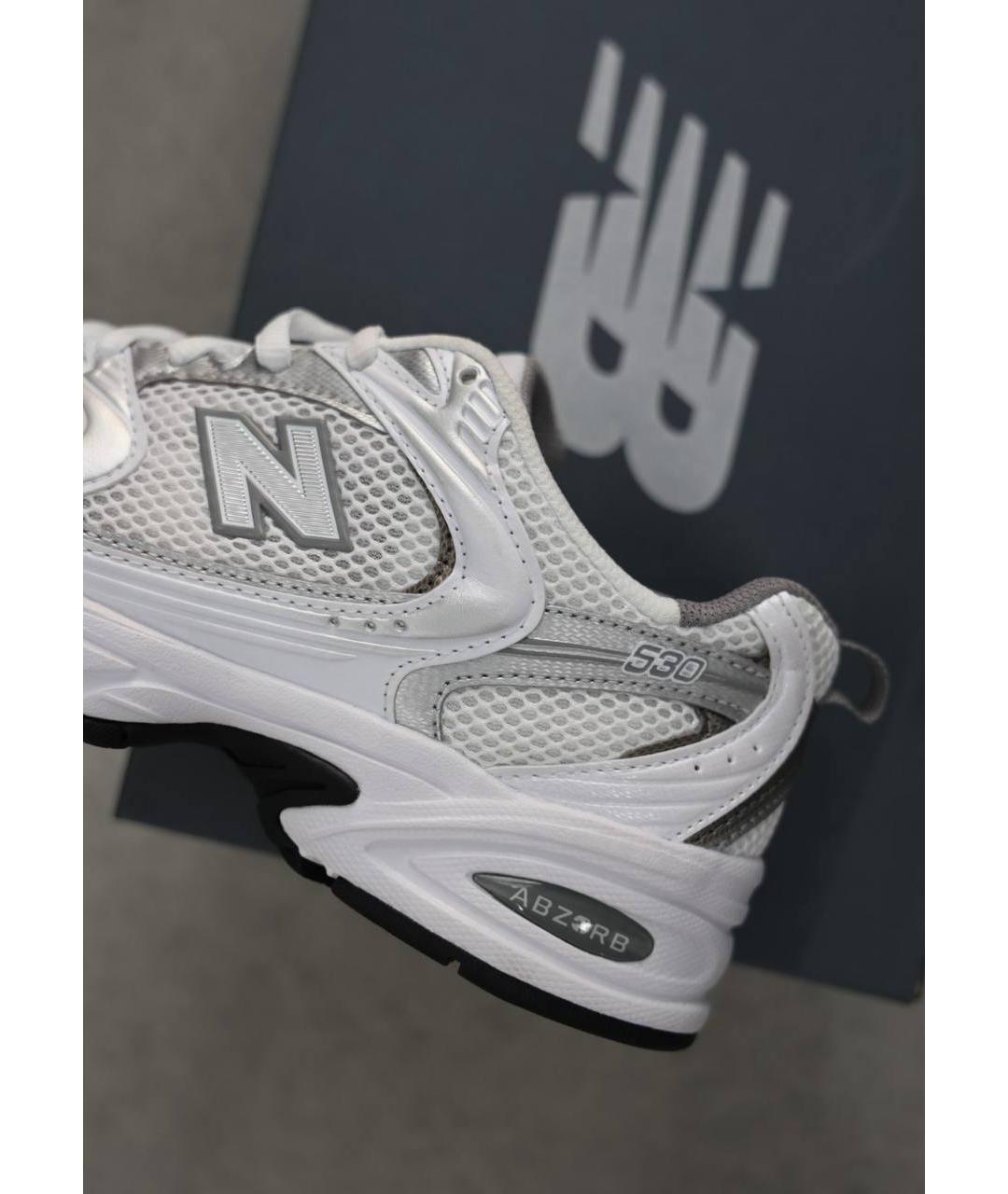 NEW BALANCE Серые низкие кроссовки / кеды, фото 5