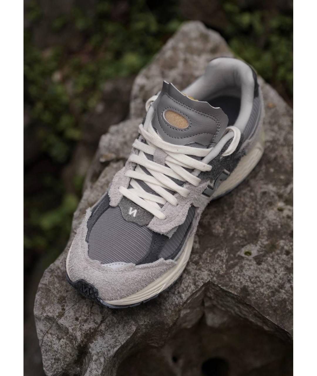 NEW BALANCE Серые низкие кроссовки / кеды, фото 4