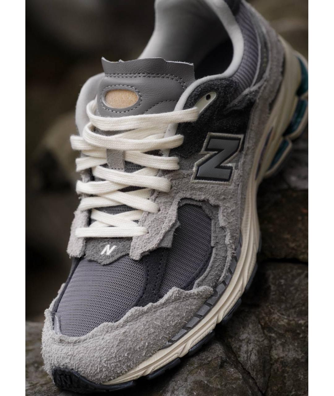 NEW BALANCE Серые низкие кроссовки / кеды, фото 5