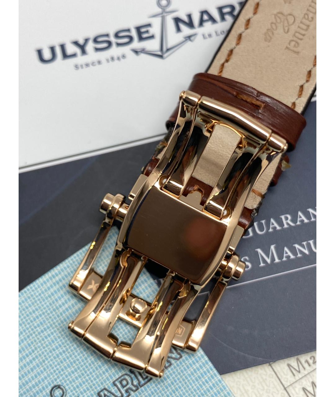 Ulysse Nardin Золотые часы из розового золота, фото 7