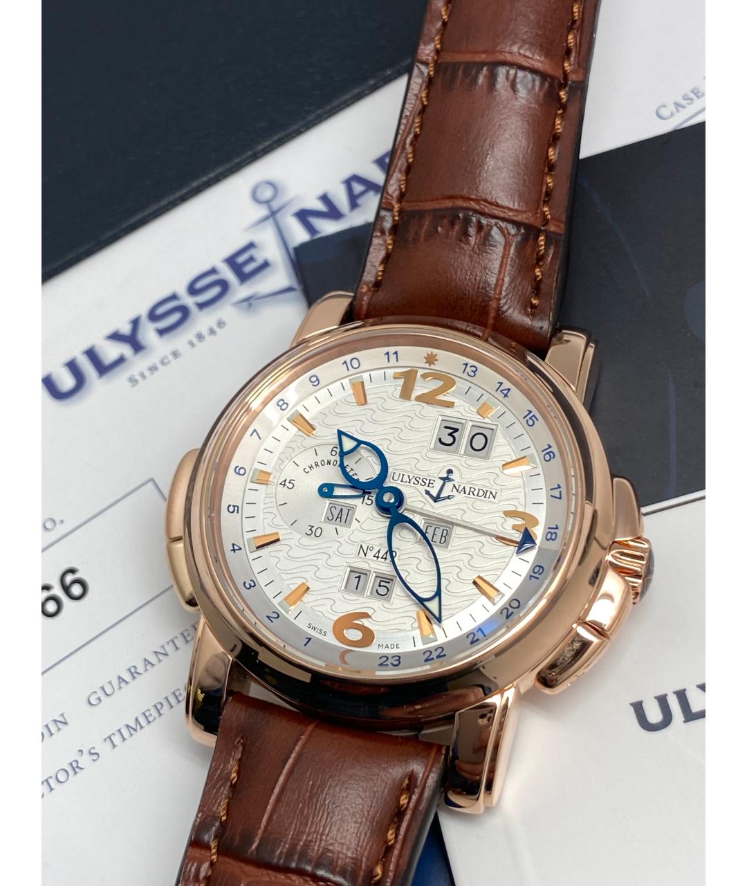 Ulysse Nardin Золотые часы из розового золота, фото 2