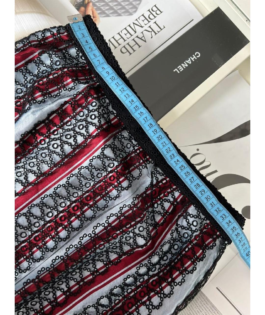 BURBERRY Черная хлопковая юбка макси, фото 9