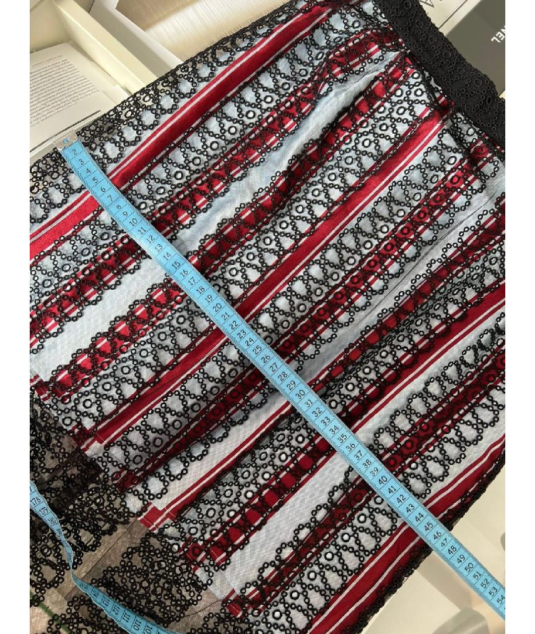 BURBERRY Черная хлопковая юбка макси, фото 6