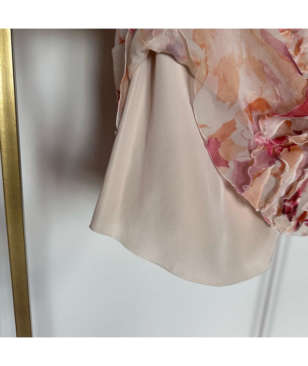 MAX MARA Бордовая шелковая юбка миди, фото 8