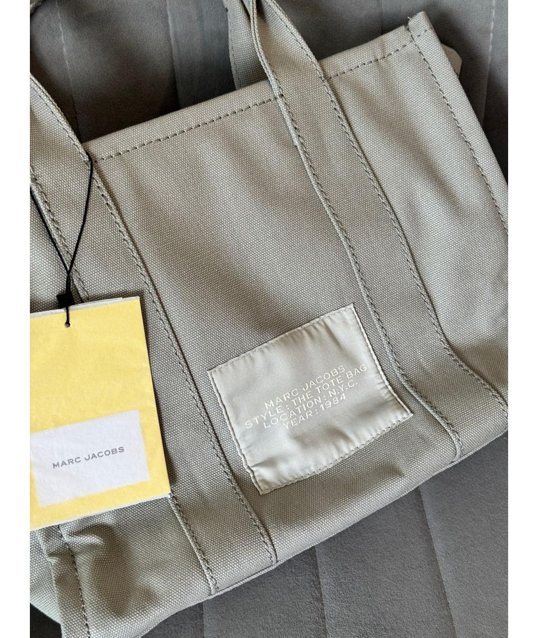MARC JACOBS Серая сумка тоут, фото 3