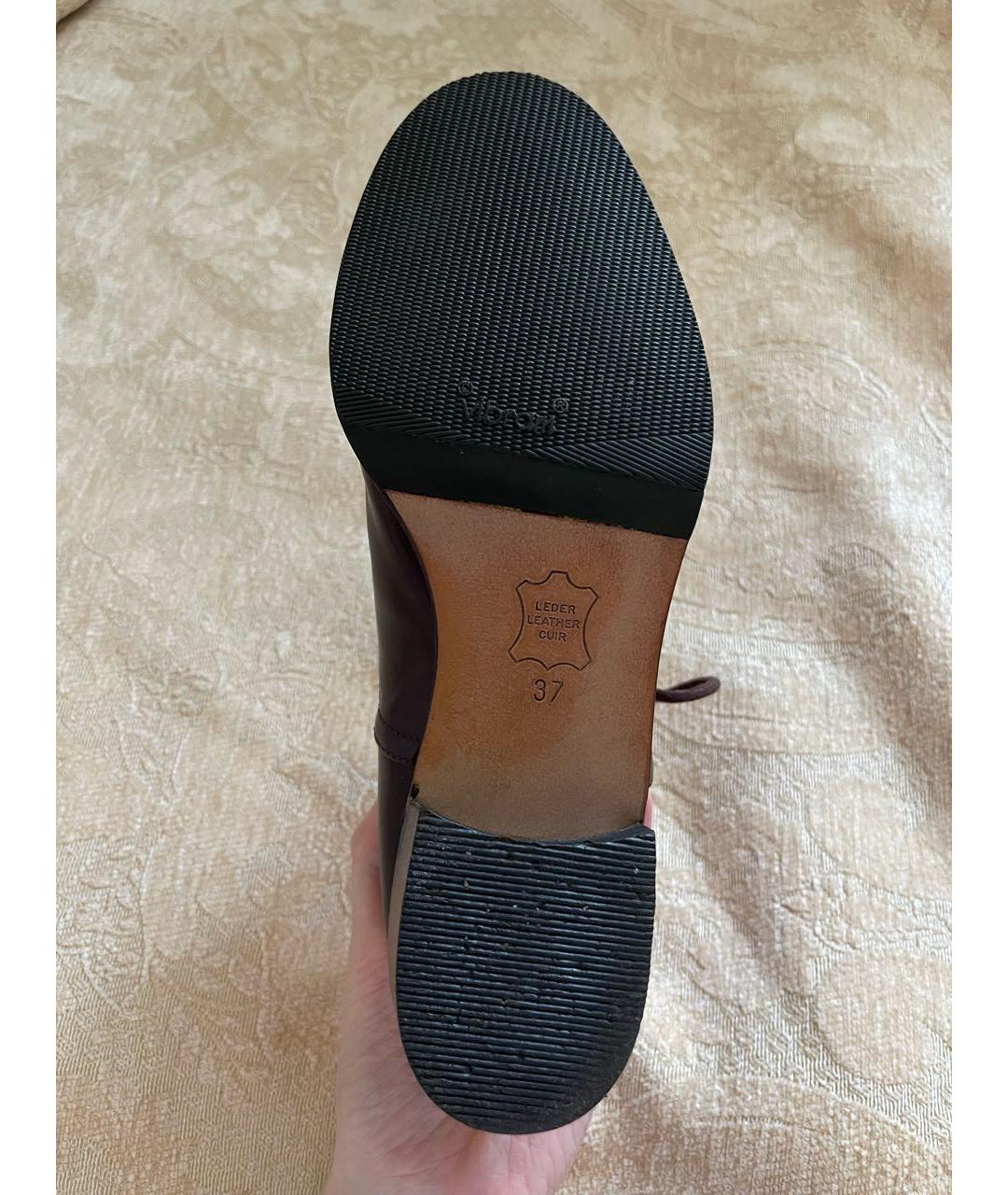BALLY Коричневые кожаные брогги и оксфорды, фото 5