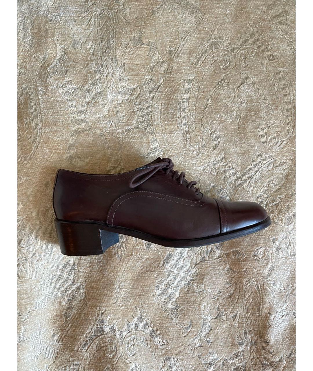 BALLY Коричневые кожаные брогги и оксфорды, фото 7