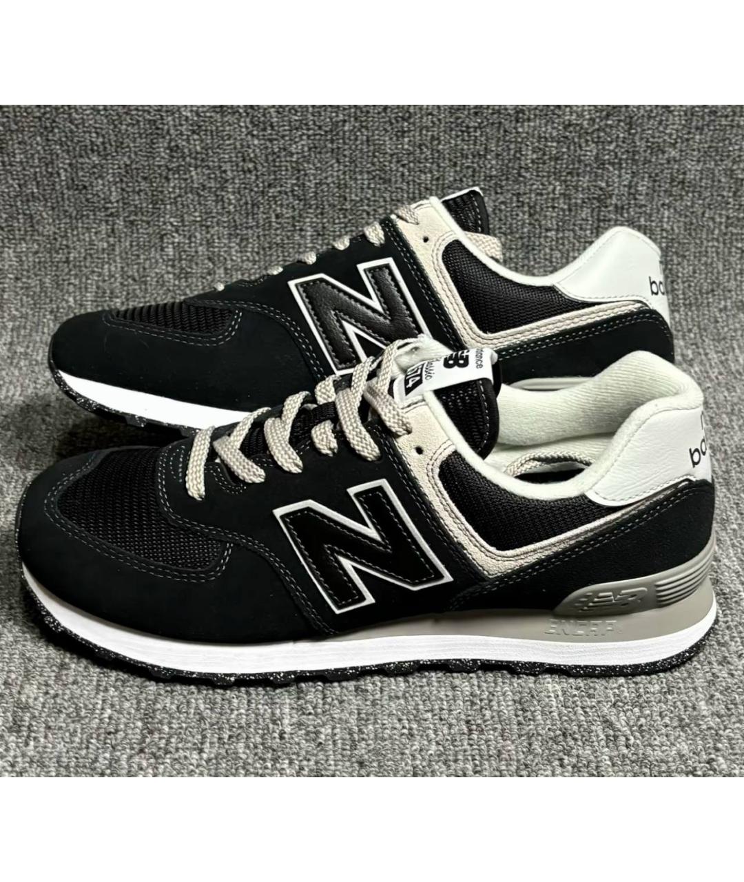 NEW BALANCE Черные низкие кроссовки / кеды, фото 3