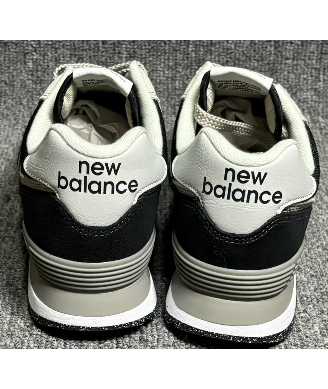 NEW BALANCE Черные низкие кроссовки / кеды, фото 4
