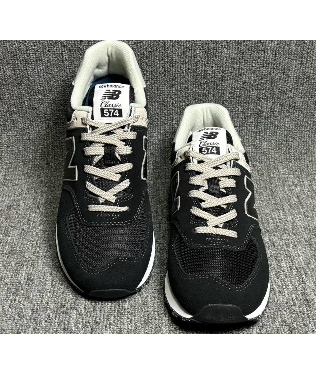 NEW BALANCE Черные низкие кроссовки / кеды, фото 2