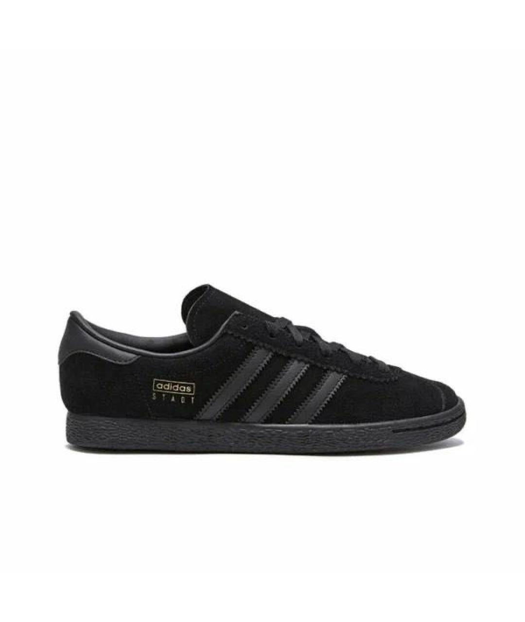 ADIDAS Черные замшевые низкие кроссовки / кеды, фото 4