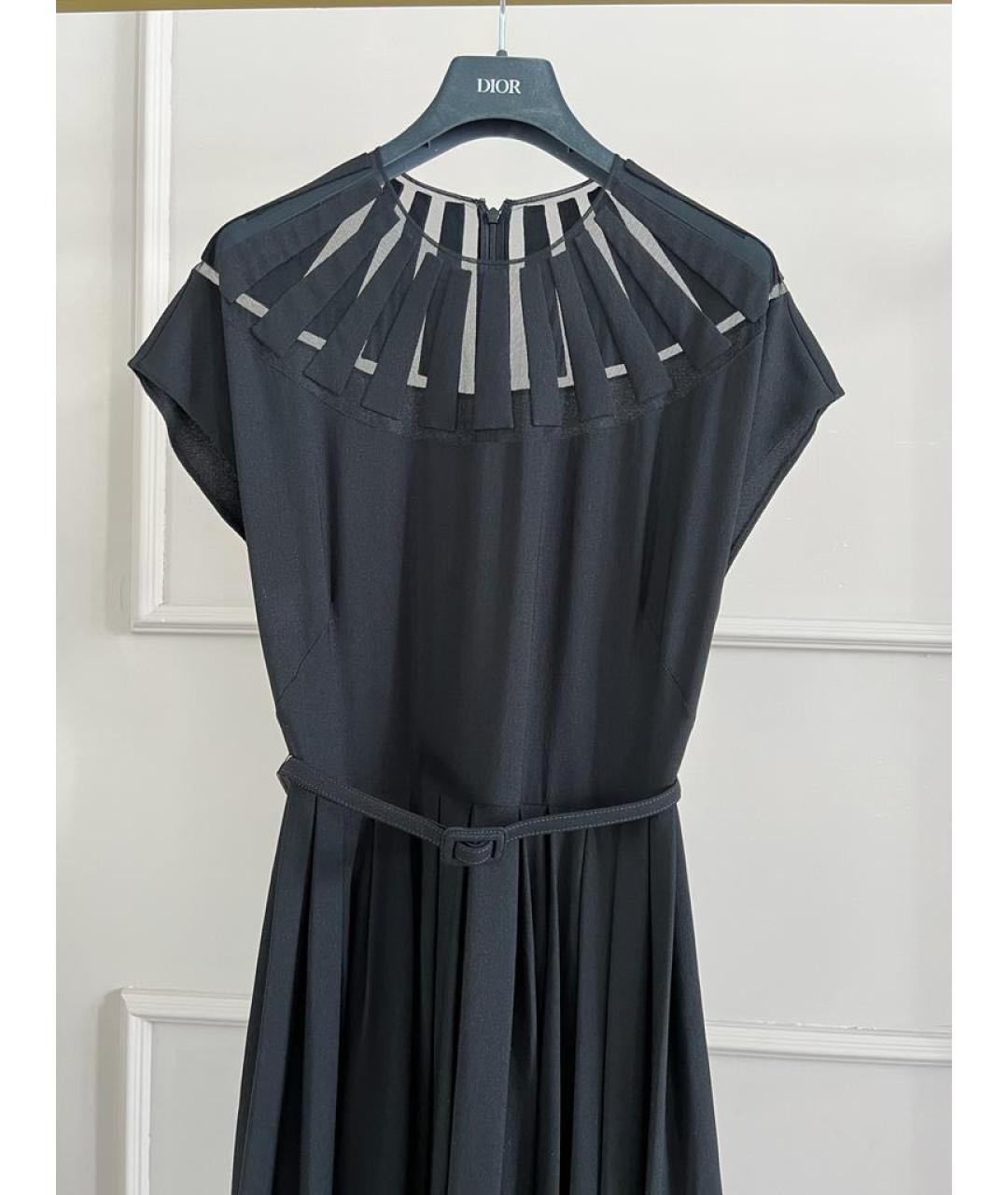 CHRISTIAN DIOR Черное шелковое вечернее платье, фото 4